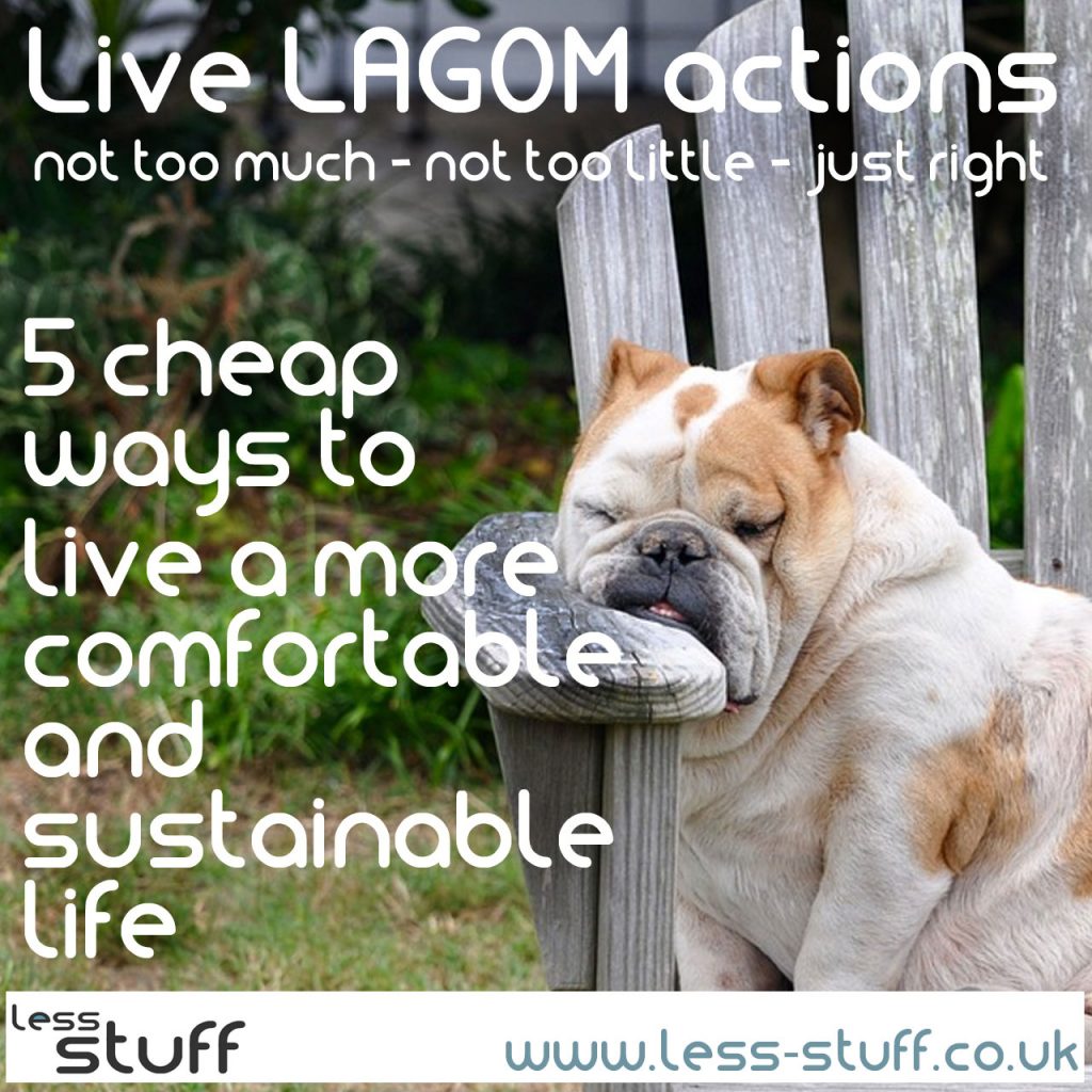 lagom actions to be more sustainable