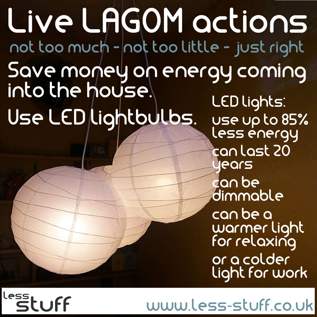 live lagom led lightbulbs save money