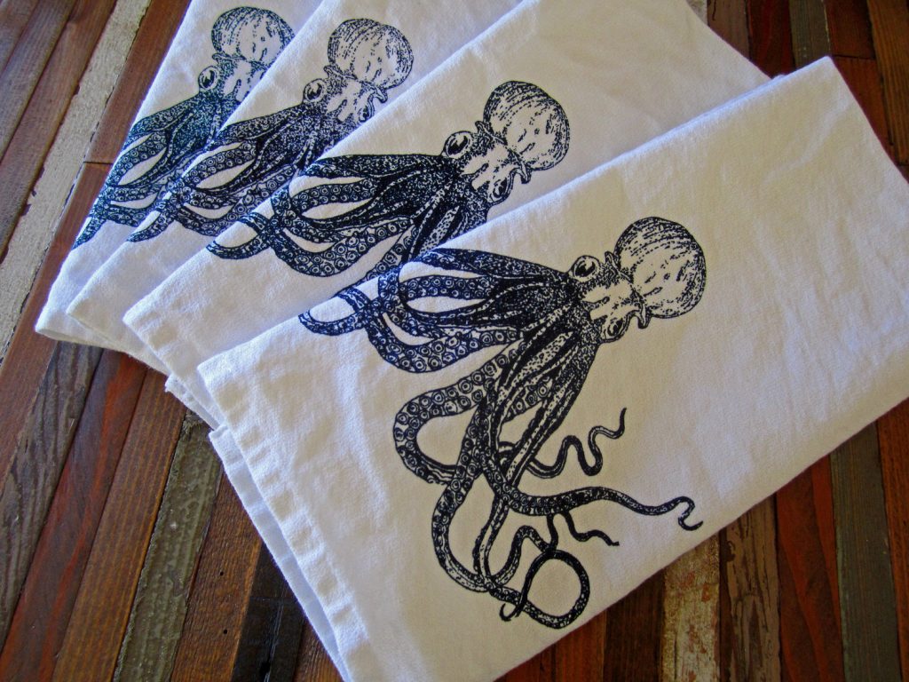 Octopus cloth napkin