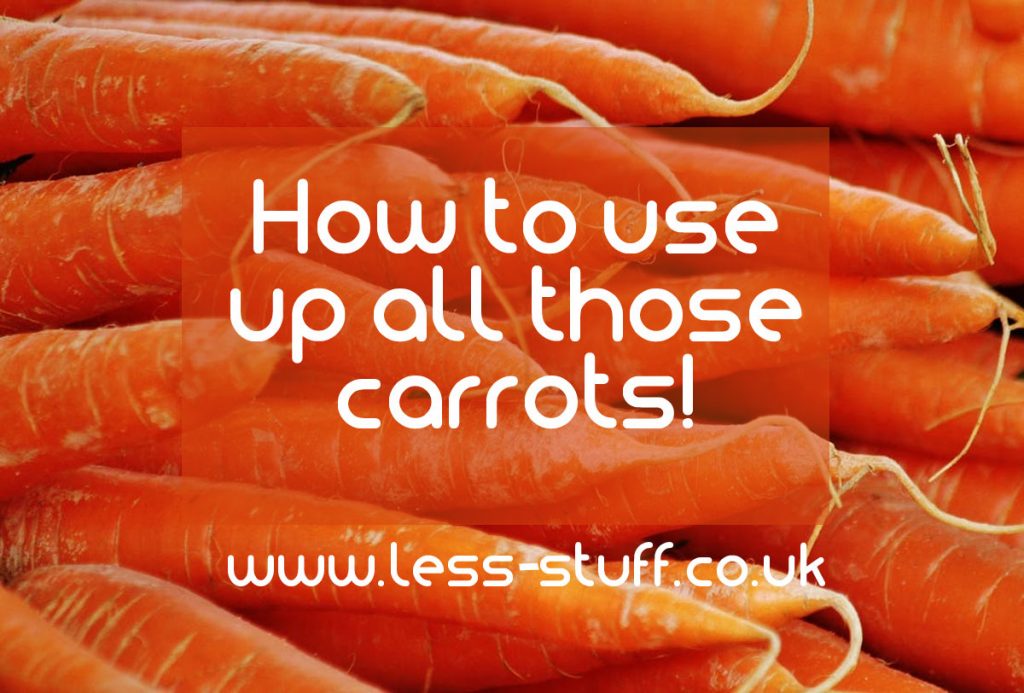 how to use up all those carrots