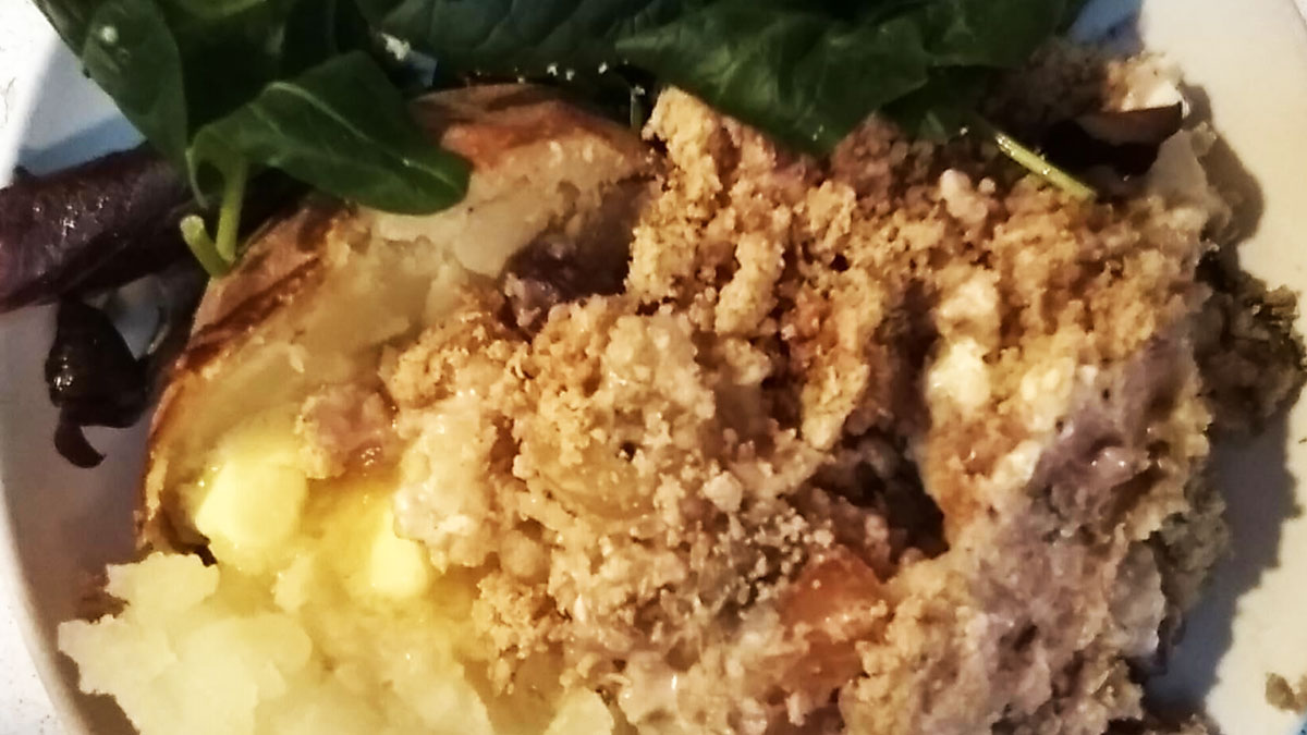 root vegetable crumble