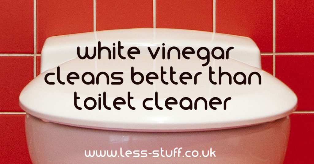 White vinegar better than cleaner